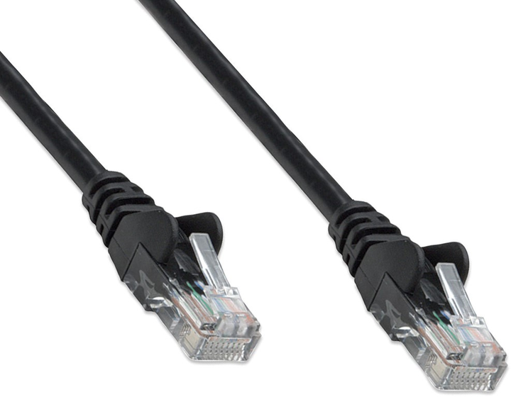 Patchcord Intellinet Cat 6 UTP 3 m Black (766623342070) - obraz 1