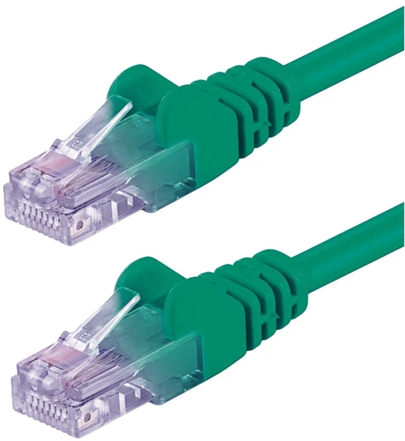 Патч-корд Intellinet Cat 6 UTP 1 м Green (766623342476) - зображення 1
