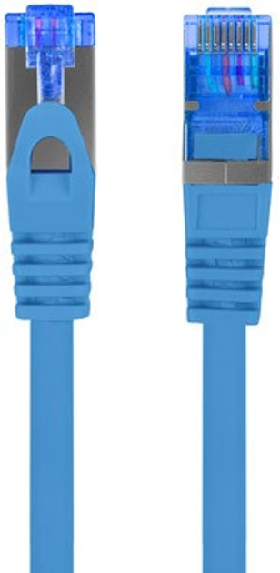 Патч-корд Lanberg S/FTP Cat 6a 2 м Blue (5901969424836) - зображення 2