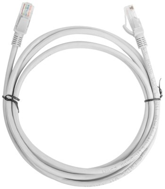 Patchcord Lanberg UTP Cat 5e 3 m Grey (5901969404456) - obraz 3