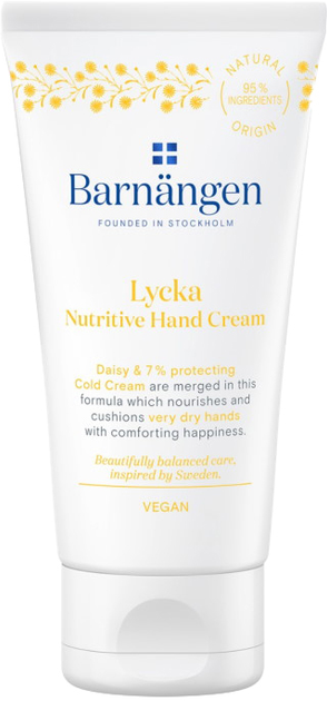 Krem do rąk Barnängen Lycka Nutritive Hand Cream odżywczy 75 ml (9000101222593) - obraz 1