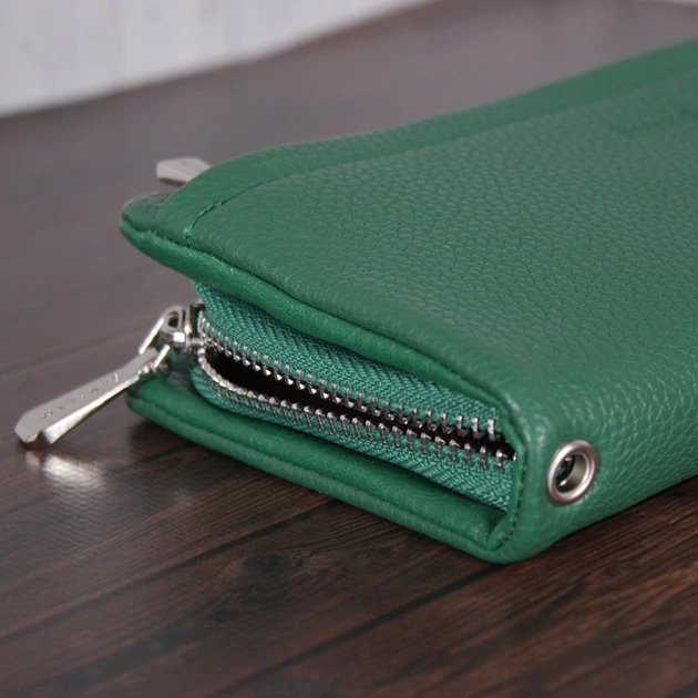 Кошелек C-8998-dark-green Темно-зеленый - изображение 6