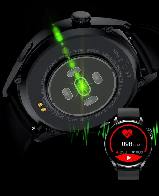 Смарт-часы Pk Gt3 Pro Smart Watch, Full Touch Amoled с защитой IP67, спортивные режимы, Черный - изображение 8