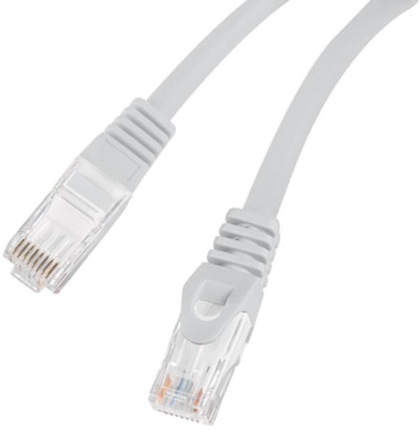 Патч-корд Lanberg UTP Cat 6 1 м Grey (5901969434262) - зображення 2