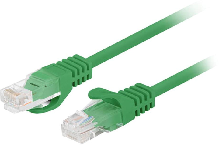 Патч-корд Lanberg UTP Cat 5e 1 м Green (5901969435627) - зображення 2