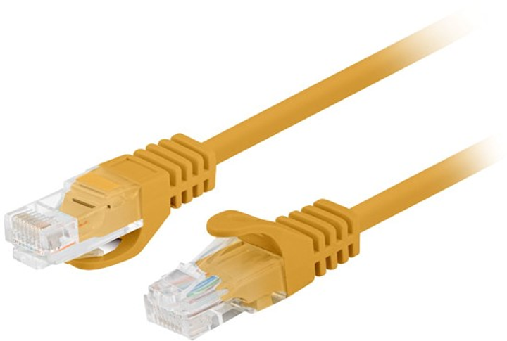 Patchcord Lanberg UTP Cat 5e 1 m Orange (5901969435726) - obraz 1