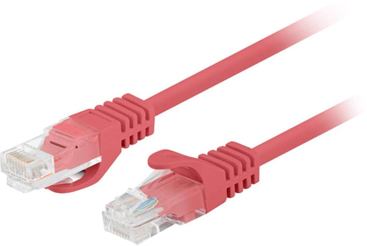 Patchcord Lanberg UTP Cat 6 3 m Red (5901969436112) - obraz 1