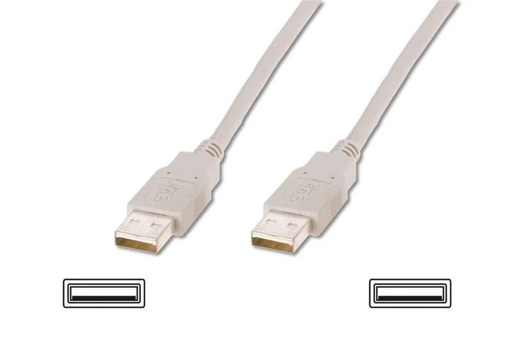 Кабель Usb 2.0 AM / AM male to male длина 1,8 метра белый пакет - Фото 3 Кабель Usb 2.0 AM / AM male to male длина 1,8 метра белый пакет - изображение 3