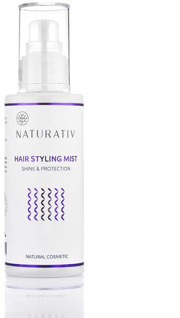 Mgiełka do układania włosów Naturativ Shine and Protection hair styling mist 125 ml (5906729773247) - obraz 1