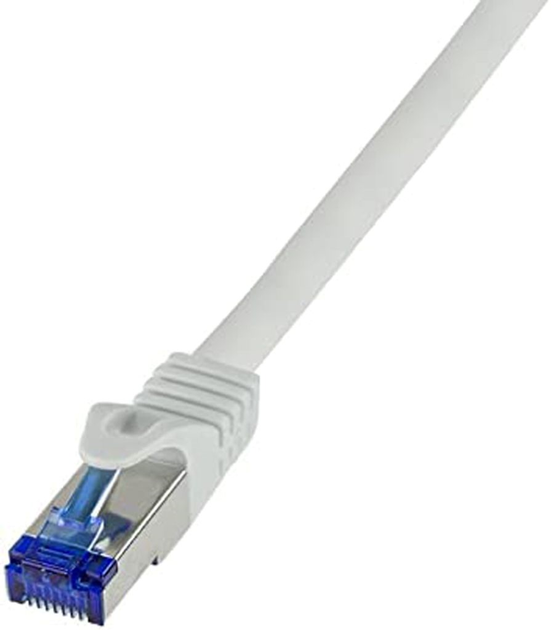 Patchcord LogiLink Cat 6a/7 S/FTP 15 m Grey (4052792033205) - obraz 2