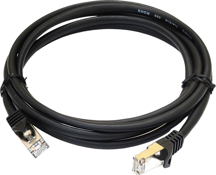 Патч-корд LogiLink Cat 6a/7 S/FTP 20 м Black (4052792033236) - зображення 2