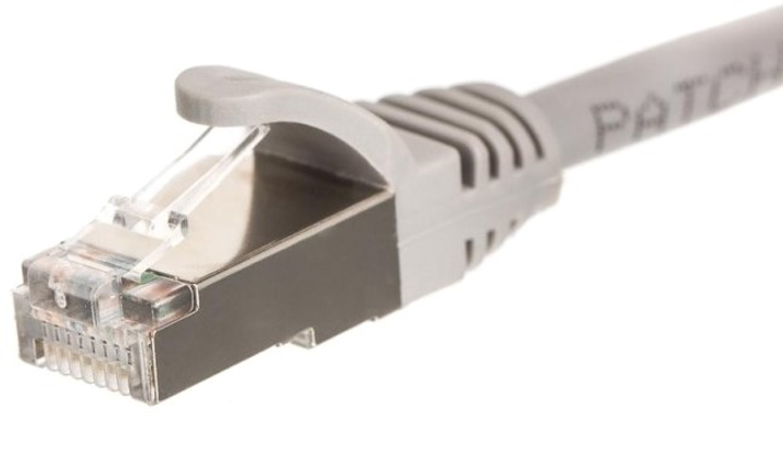 Patchcord Netrack Cat 6 S/FTP 0.25 m Grey (5908268778493) - obraz 1