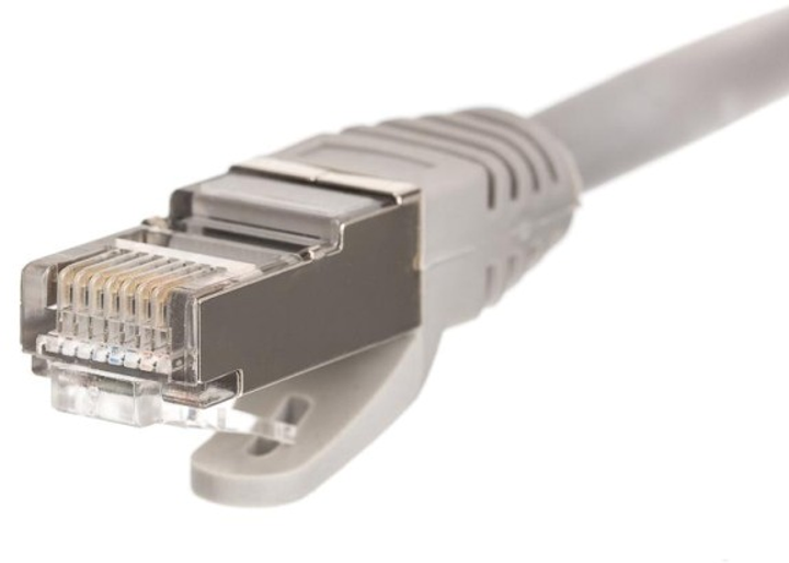 Patchcord Netrack Cat 6 S/FTP 0.25 m Grey (5908268778493) - obraz 2