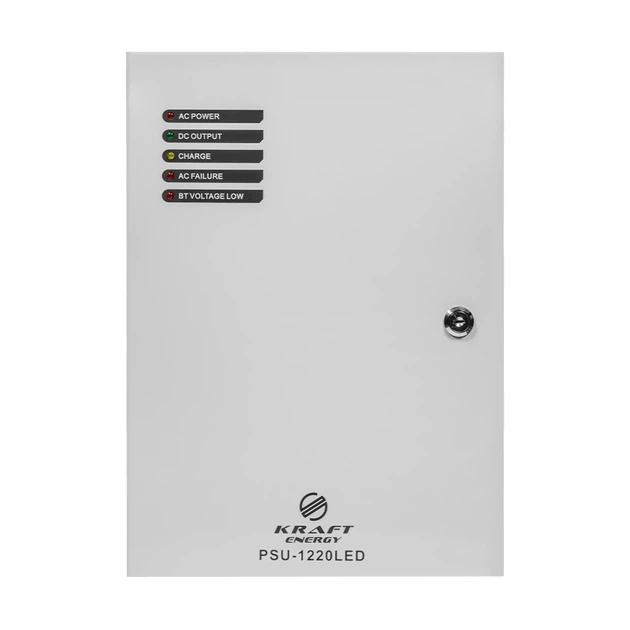 Источник бесперебойного питания Kraft PSU-1220LED, 12В 20А - изображение 2