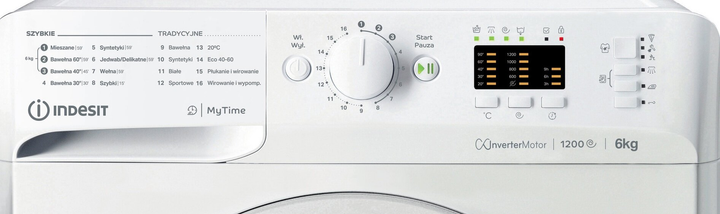 Пральна машина Indesit MTWSC61294WPL - зображення 5