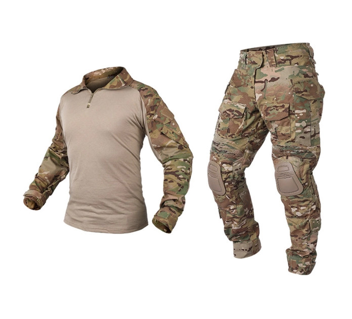 Тактический комплект военной одежды G3 Multicam, убакс+штаны с защитой, куртка M65 Мультикам р.2XL - изображение 2