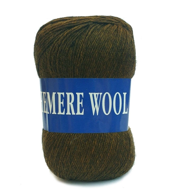 Пряжа Lana Cashemere Wool 1016 гірчично-коричневий - Фото 1 Пряжа Lana Cashemere Wool 1016 гірчично-коричневий - зображення 1