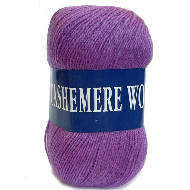 Пряжа Lana Cashemere Wool 1027 бузковий - Фото 2 Пряжа Lana Cashemere Wool 1027 бузковий - зображення 2