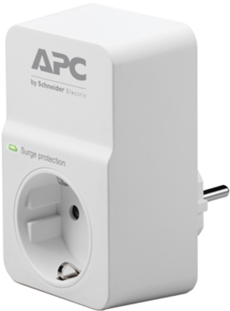 Мережевий фільтр APC Essential SurgeArrest 1 розетка White (PM1W-GR) - зображення 1