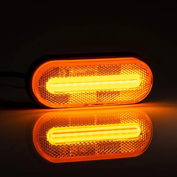 Ліхтар габаритний Fristom жовтий FT-070 Z LED - изображение 3