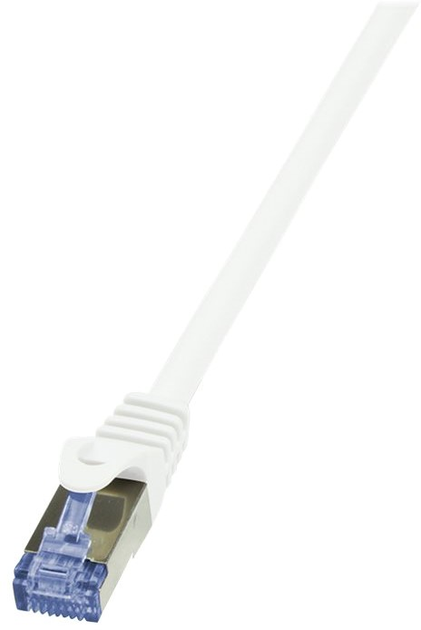 Патч-корд LogiLink Cat 6a/7 S/FTP 10 м White (4052792032192) - зображення 1