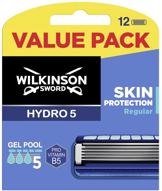 Wkłady wymienne do golenia Wilkinson Hydro 5 Skin Protection Regular 12 szt (4027800102334) - obraz 1