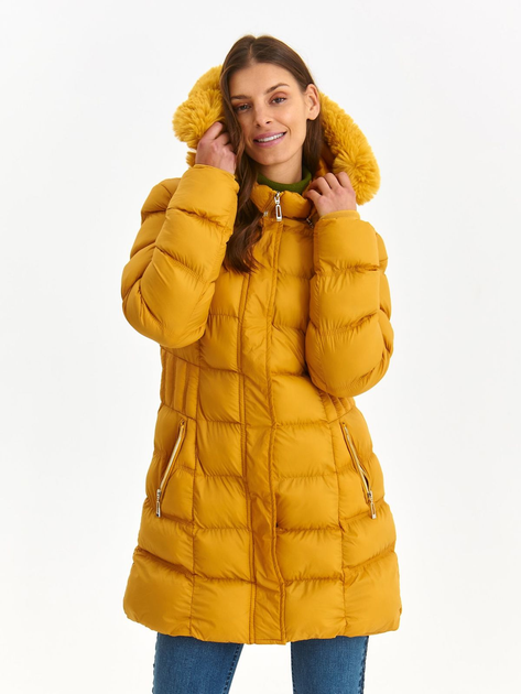 Куртка зимова жіноча Top Secret SKU1356ZO 34 Жовта (5903411420397) - зображення 1