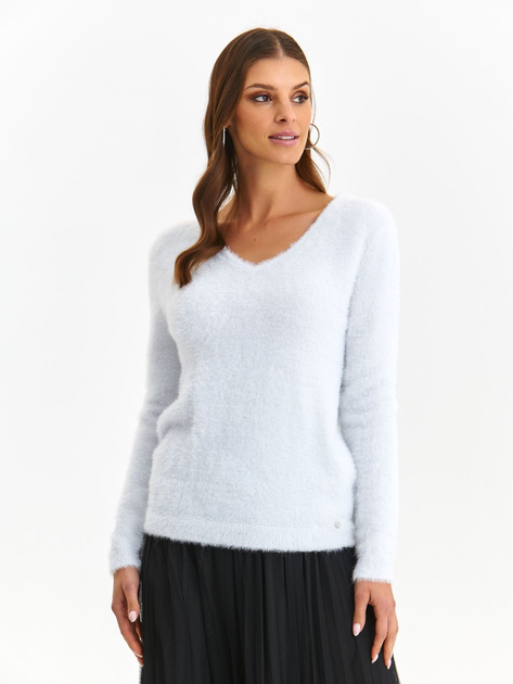 Пуловер жіночий Top Secret SSW3631BI 40 Білий (5903411539884) - зображення 1