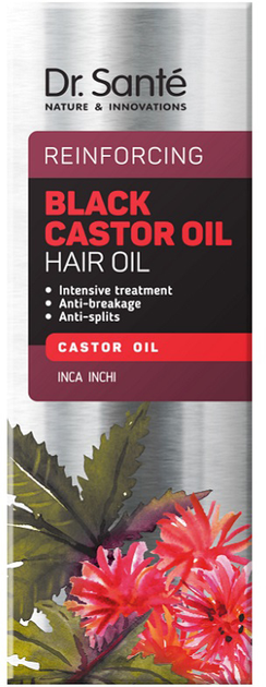 Olejek do włosów Dr. Sante Black Castor Oil 100 ml (8588006040500) - obraz 1