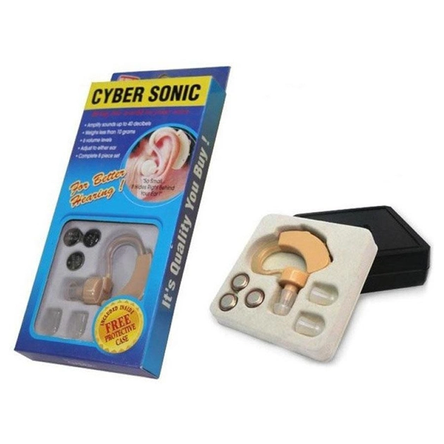 Слуховой аппарат с 3 съемными уплотнителями Cyber Sonic - изображение 2