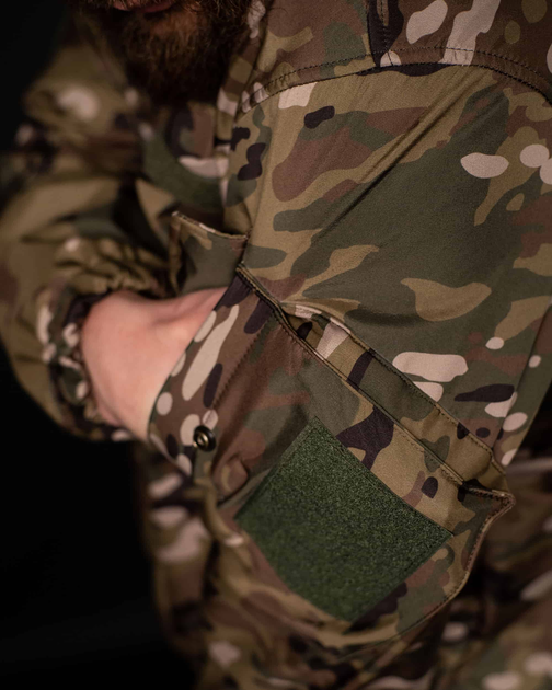 Тактична куртка SoftShell "Шторм" - мультикам M - изображение 2