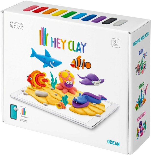 Пластична маса для ліплення TM Toys Hey Clay Океан (5904754600361) - зображення 2