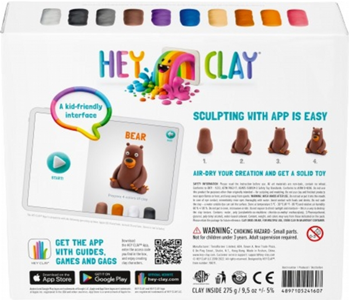 Пластична маса для ліплення TM Toys Hey Clay Лісові тварини (5904754600224) - зображення 6