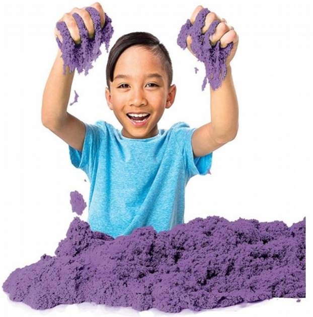 Piasek kinetyczny Kinetic Sand Żywe Kolory Fioletowy 907 g (5902002100113) - obraz 2