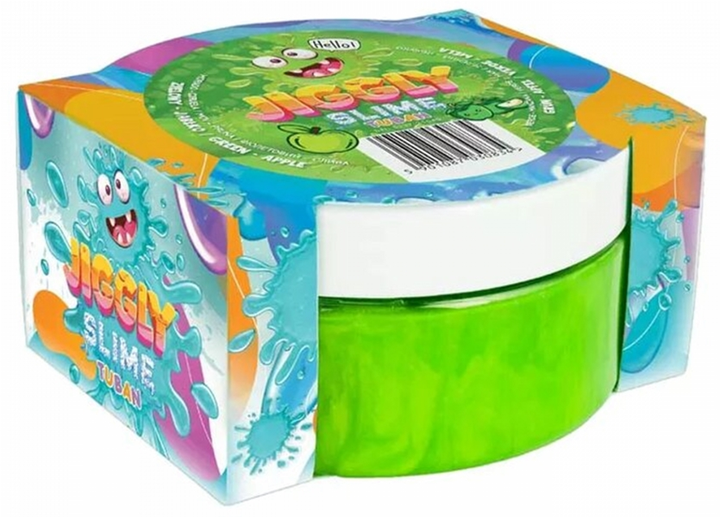 Слайм Tuban Jiggly Slime Зелене яблуко 200 г (5901087035839) - зображення 2