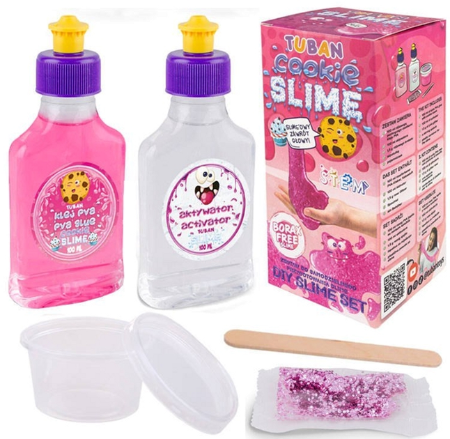 Zestaw do robienia glutów Tuban Super Slime Ciastko (5901087031374) - obraz 2