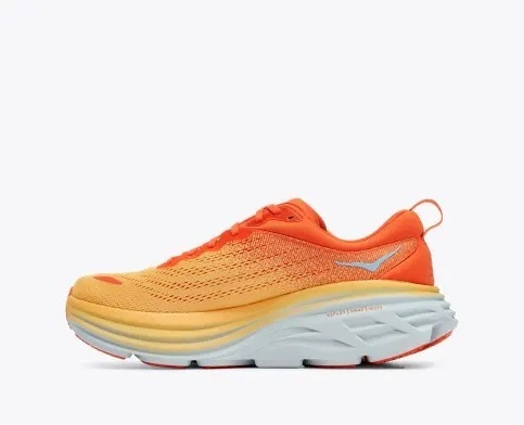 Мужские кроссовки HOKA ONE ONE BONDI 8 WIDE 1127953 PBAY 48 (EU 48, USA 13 2E, 31 см) желтые - изображение 8