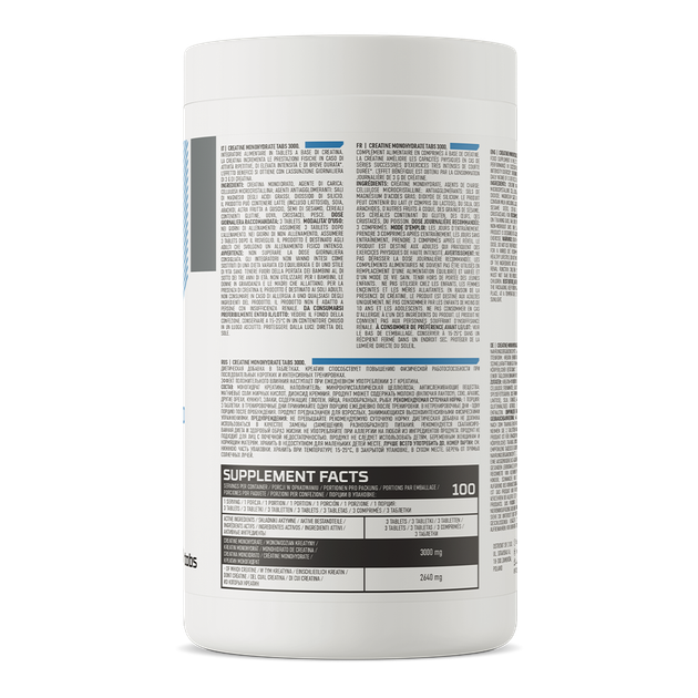 Креатин OstroVit CREATINE 3000 mg 300 tabs - изображение 3