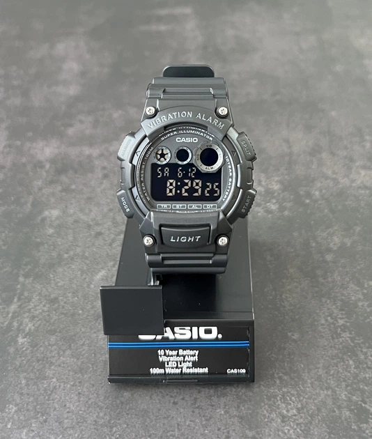 Часы мужские Casio W-735H-1B с вибробудильником - изображение 2
