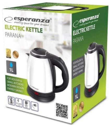 Електрочайник Esperanza Parana EKK128W 1 л 1350 Вт - зображення 2