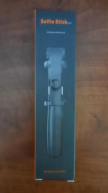 Селфі палиця штатив тринога для телефону Bluetooth з пультом Selfie Stick L01 Чорний - зображення 8