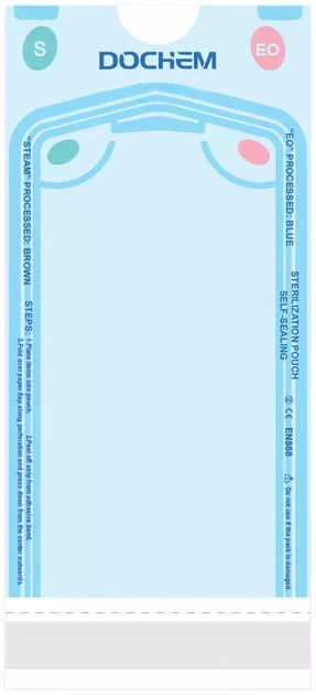 Самоклеящиеся стерилизационные пакеты Dochem Topsteri 190 x 330 мм 200 шт (1A8103) - изображение 2