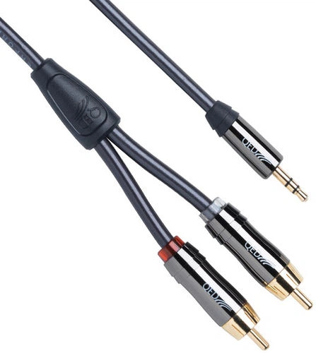 Межблочный Аналоговый Кабель QED Performance J2P Graphite 2xRCA-3.5 mm 1.5m - изображение 2