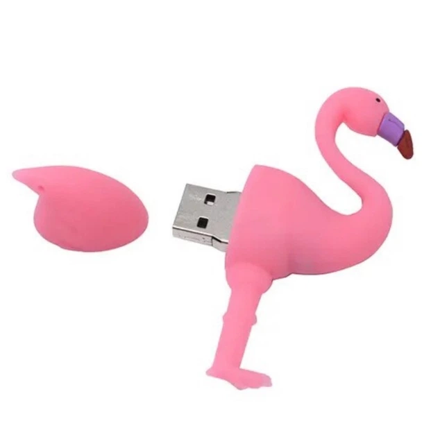 USB Флешка Брелок UDisc Розовый Фламинго 64Gb - изображение 2