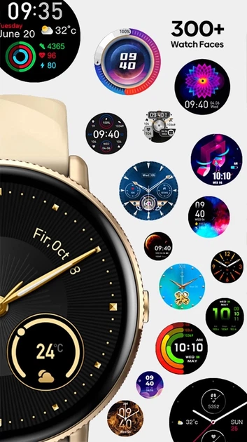 Смарт-часы Zeblaze GTR3 Pro Silver (звонки, тонометр, пульсоксиметр) Ultra AMOLED экран - Фото 6 Смарт-часы Zeblaze GTR3 Pro Silver (звонки, тонометр, пульсоксиметр) Ultra AMOLED экран - изображение 6