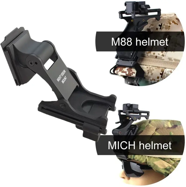Кріплення Rhino mount на шолом для ПНО з роз'ємом NVG для PVS-7 PVS-14 Метал (Kali) - зображення 7