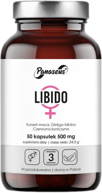Suplement diety Panaseus Libido Kobieta 50 kapsułek (5904194061401) - obraz 1