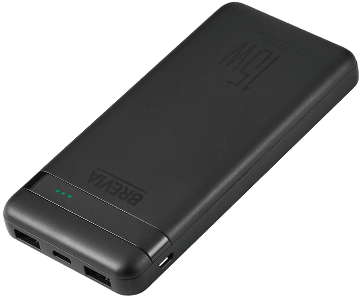 УМБ Brevia 10000mAh 15W Li-Pol (45115BR) - изображение 4