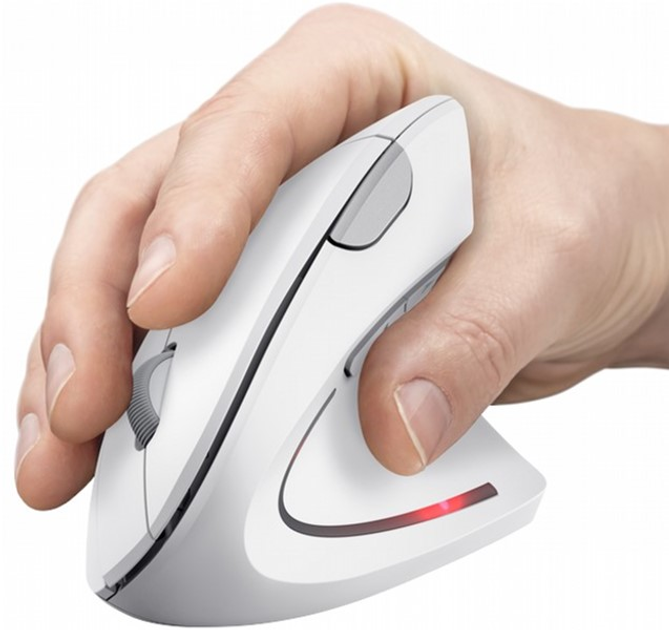 Mysz Trust Verto Ergonomic Wireless Biała (8713439251326) - obraz 7