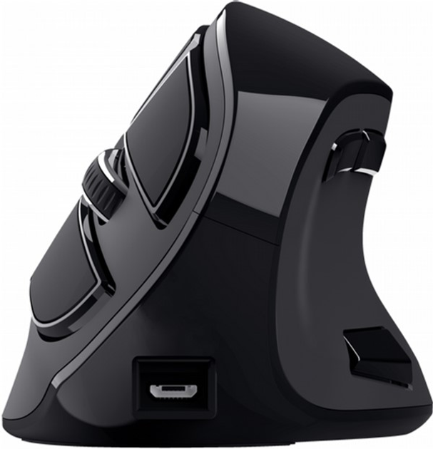 Миша Trust Voxx Rechargeable Ergonomic Wireless Black (8713439237313) - зображення 2